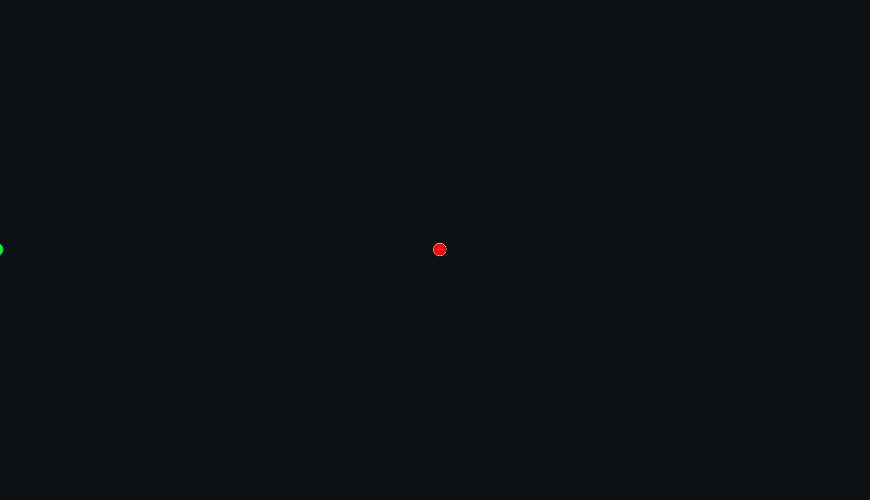 Three-body problem simulation